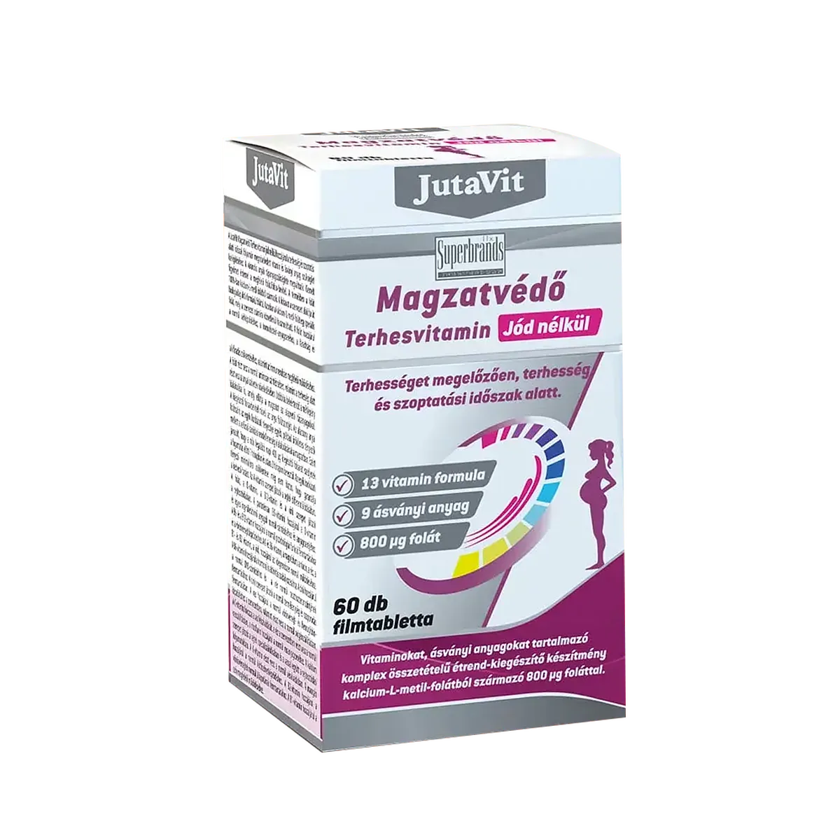 Vitamine Prenatale fără Iod 60 tablete JutaVit