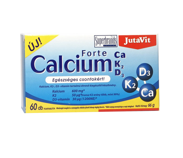 JutaVit Calciu Forte Ca K2 D3 60CP Default Title