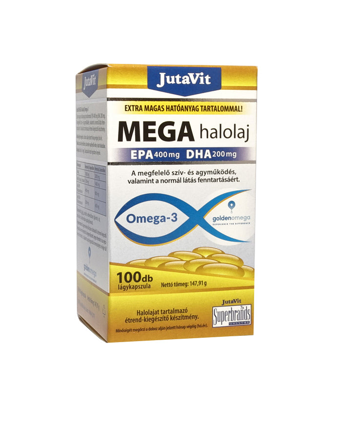 JutaVit Ulei de pește MEGA EPA 400 mg DHA 200 mg Omega-3 Default Title