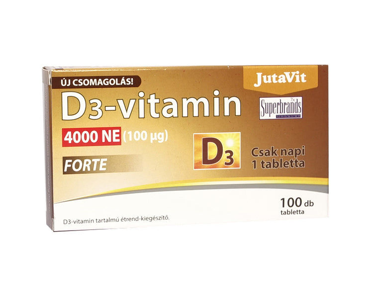 JUTAVIT VITAMINA D3 4000 NE 100 TAB Default Title
