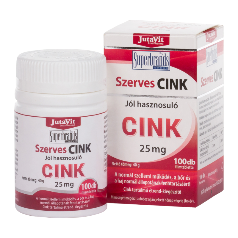 JutaVit Zinc Organic 100 TABLETE