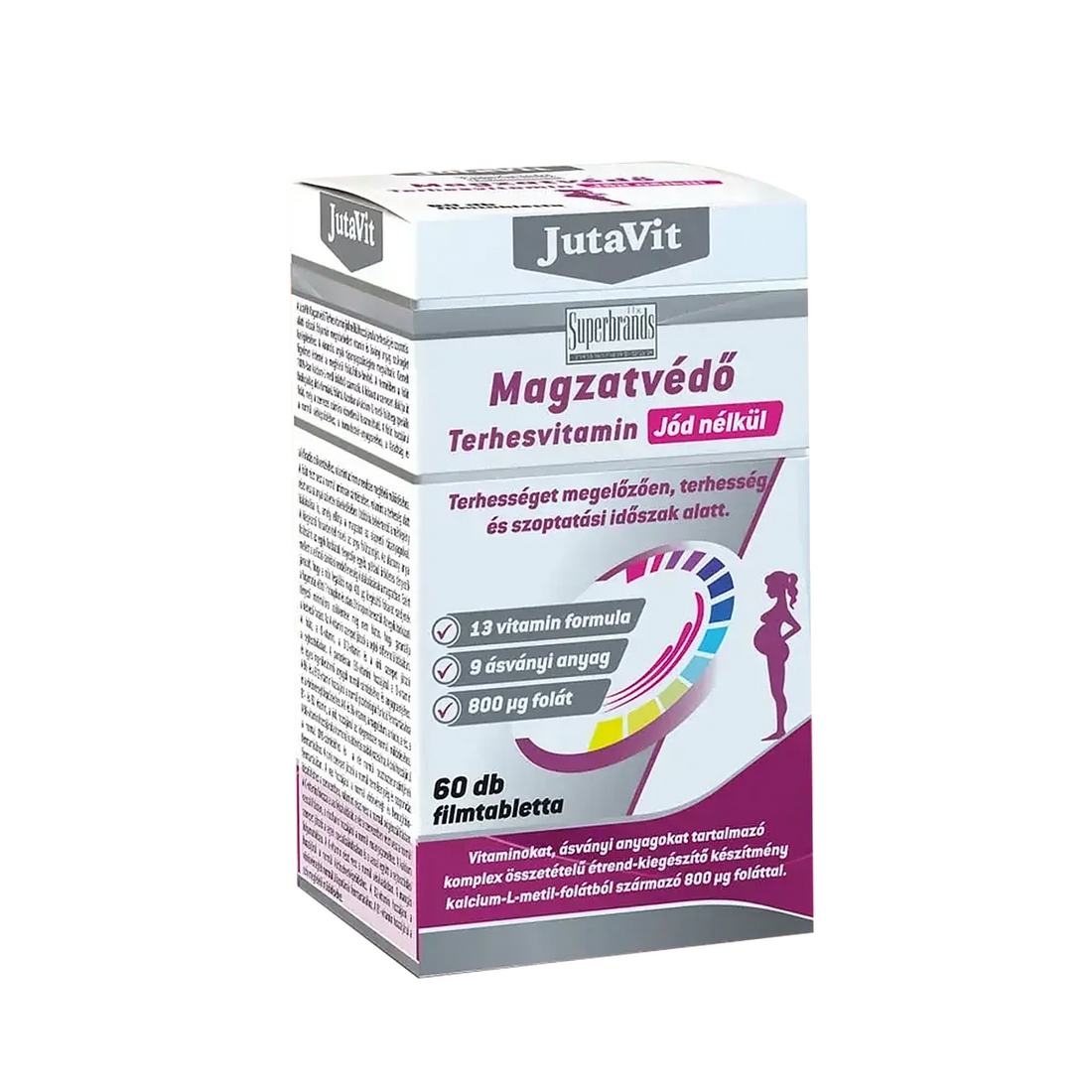 Vitamine Prenatale fără Iod 60 tablete JutaVit