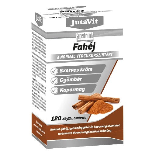 JutaVit SCORȚIȘOARĂ + Crom organic + Ghimbir + Semințe de mărar  120 tablete (TERMEN SCURT)