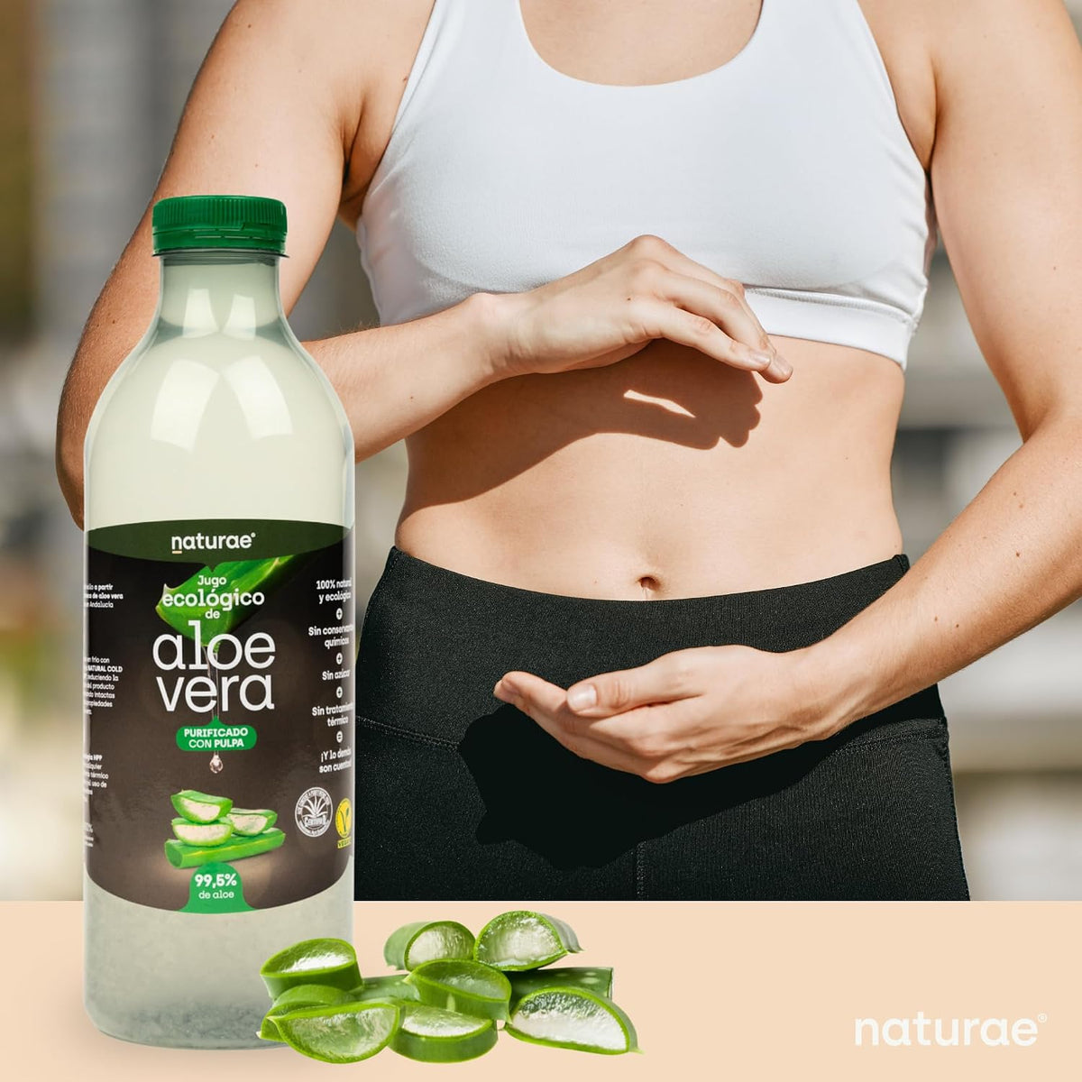 Naturae SUC ECOLOGIC DE ALOE VERA PURIFICAT CU PULPA 99.5% 1L