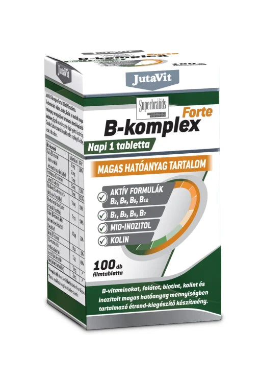 JUTAVIT B COMPLEX FORTE B2,B6,B9,B12,B1,B3,B5,B7 X 100 TABLETE