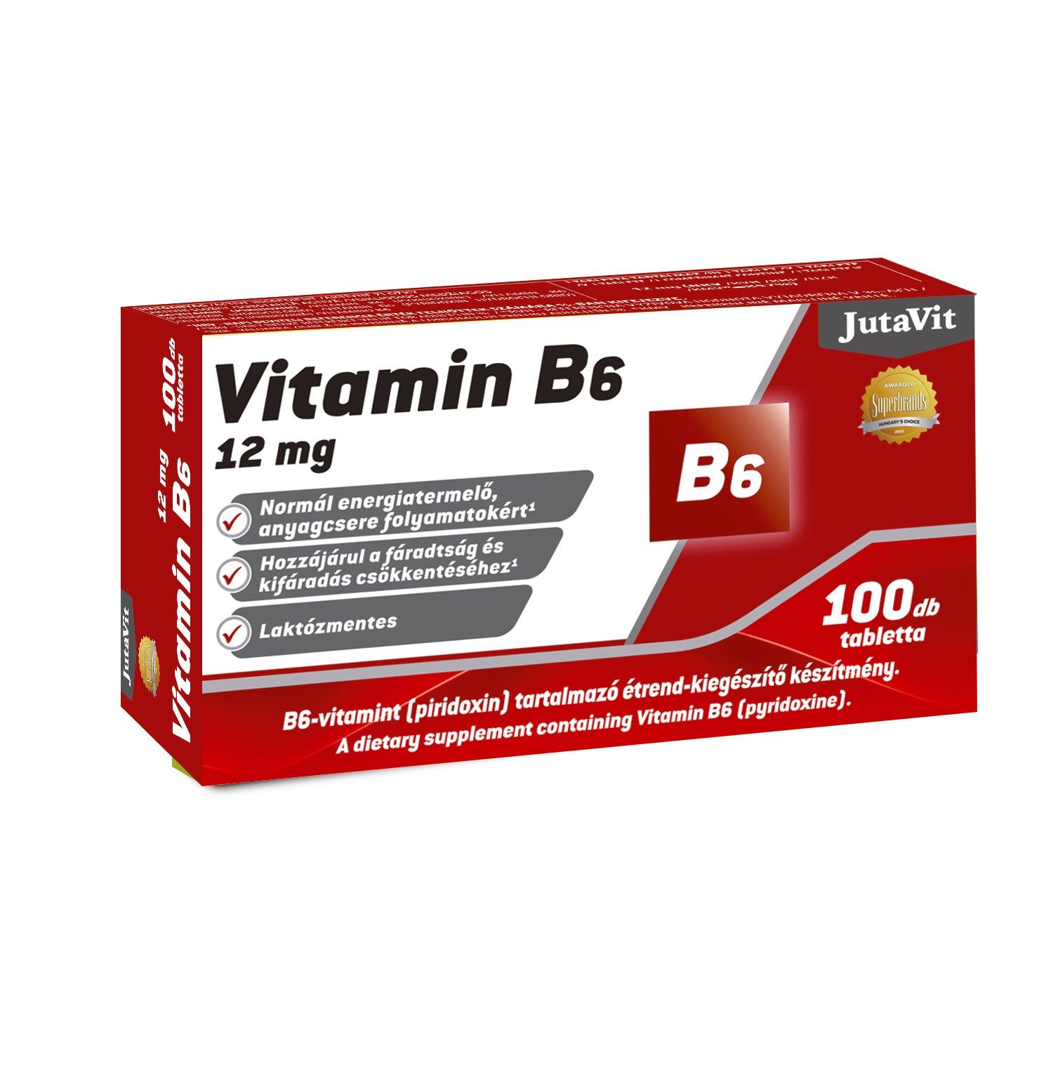 Vitamina B6 12 mg 100 TABLETE