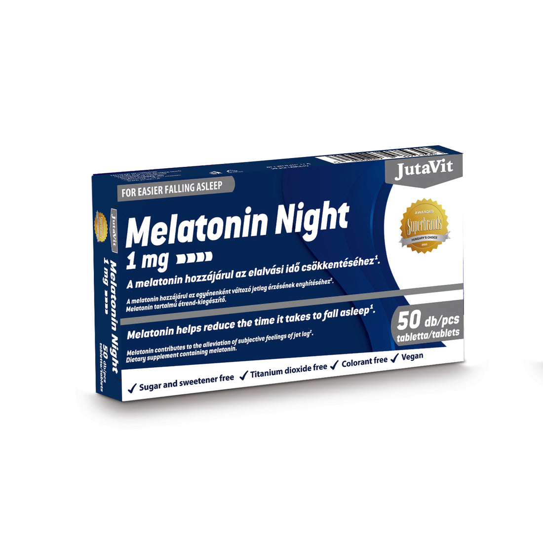 JutaVit MELATONINĂ NIGHT 1 mg 50 buc