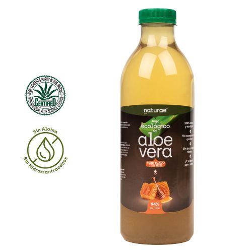 Suc Ecologic De Aloe Vera Purificat Cu Miere