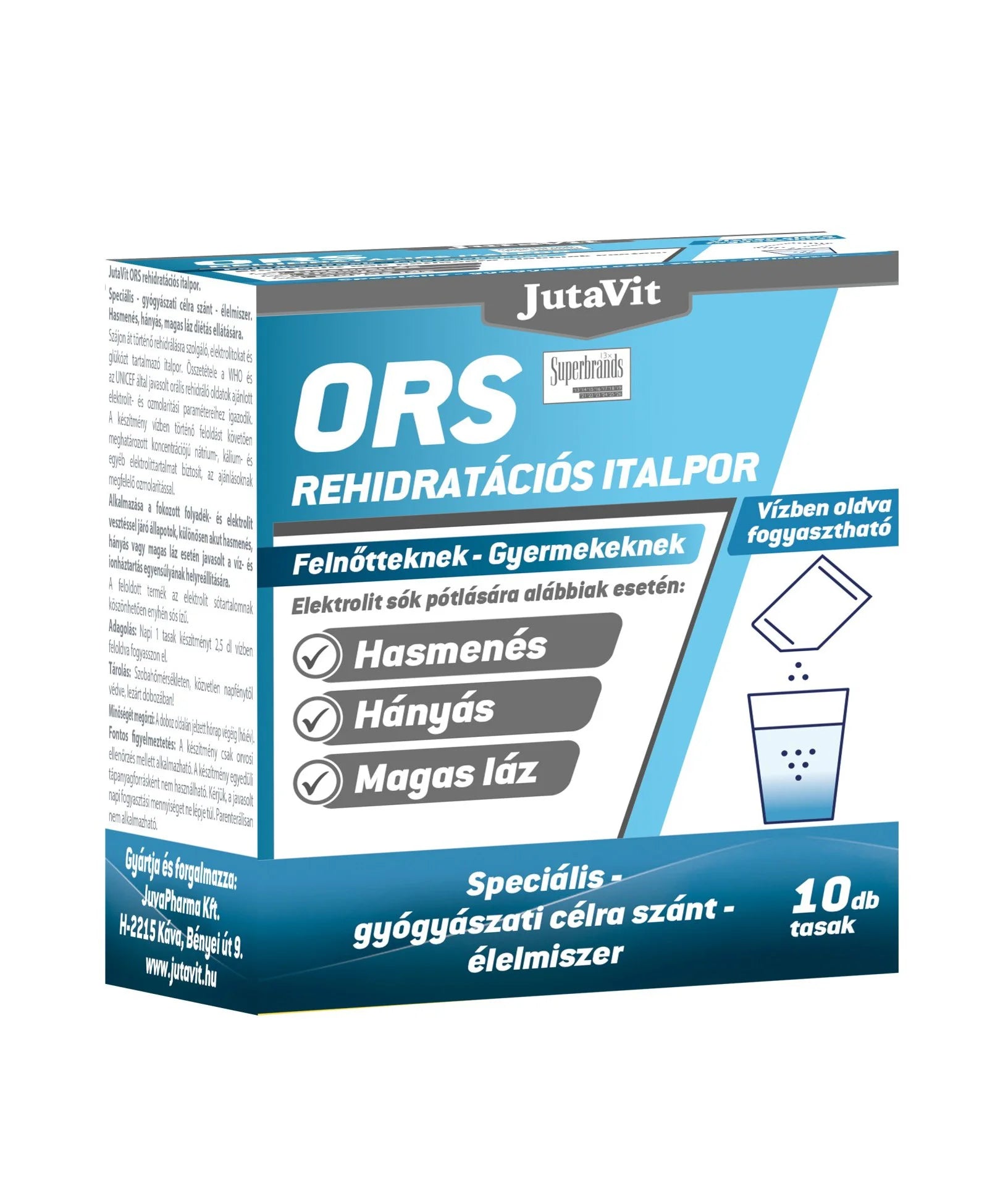 JUTAVIT Pulbere de Rehidratare ORS