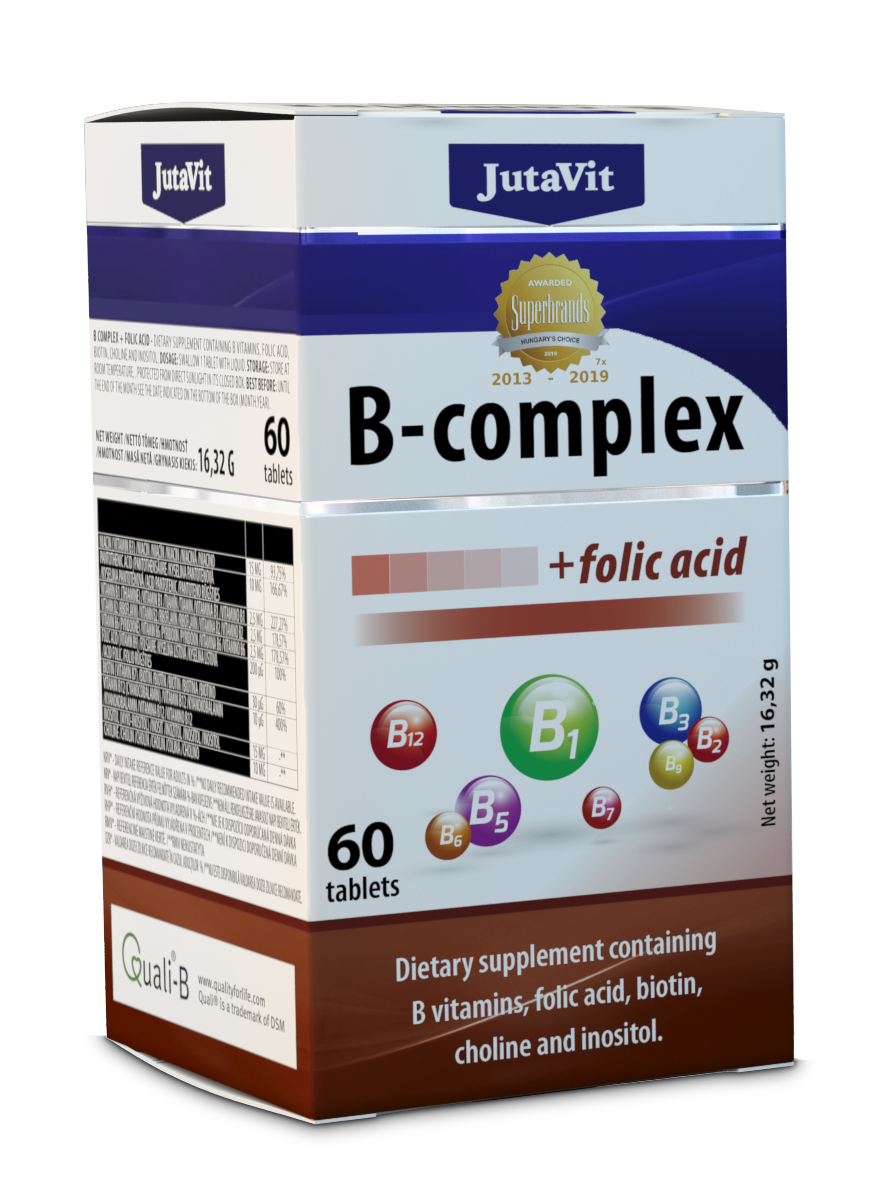JUTAVIT B COMPLEX CU ACID FOLIC 60 TB Default Title