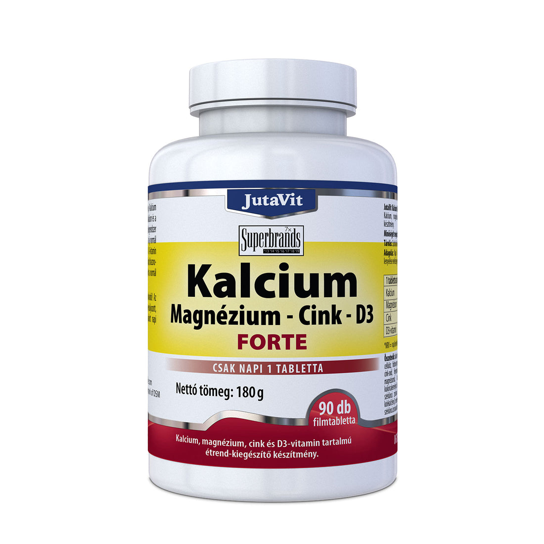 CALCIU 500MG+MAGN 150MG+ZINC |15MG FORTE 90BUC/CUT Default Title