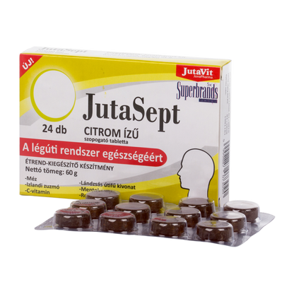 JutaSept Comprimate de supt CU GUST DE LĂMÂIE.