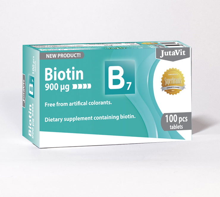 Biotin B7 900 µg 100 TABLETE Default Title