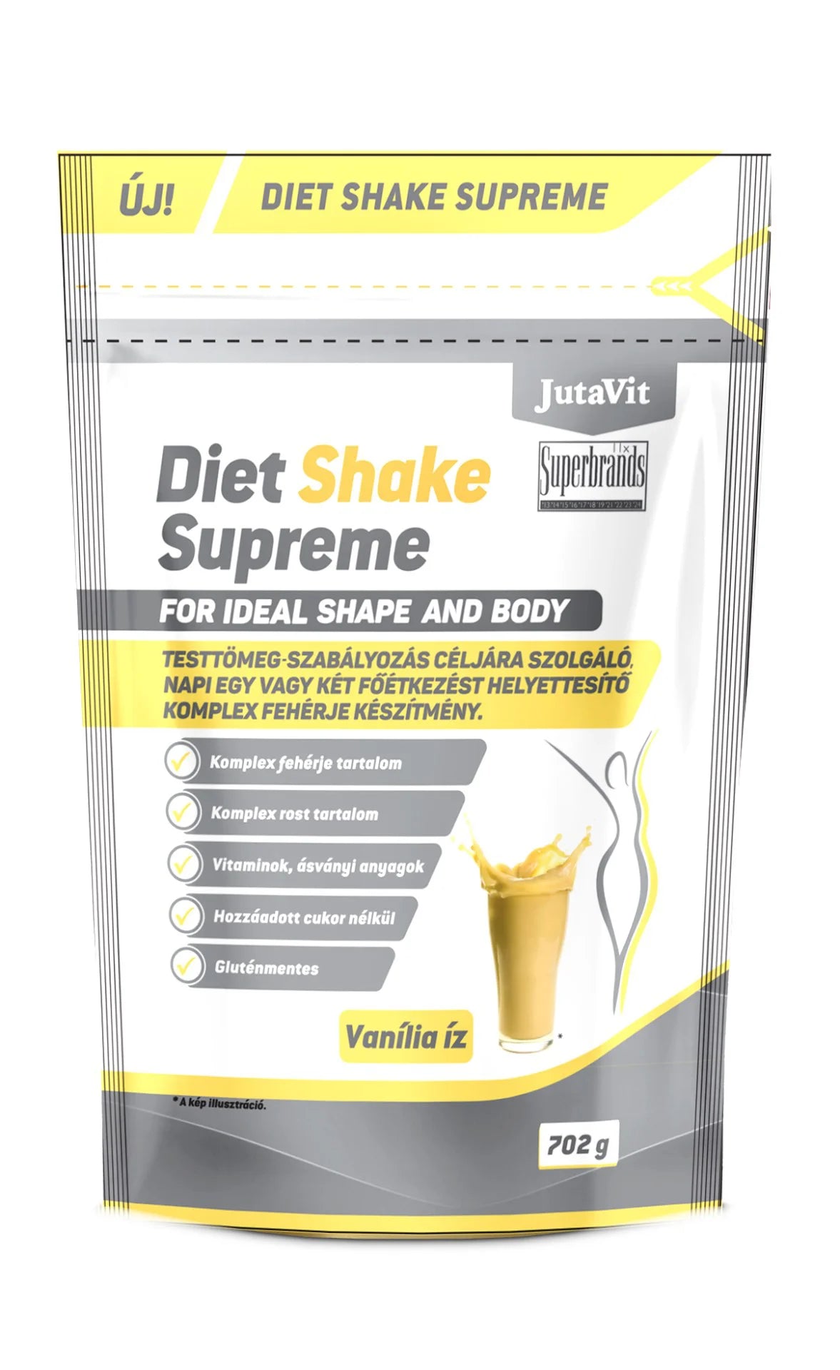 JUTAVIT DIET SHAKE SUPREME VANILIE 702 G Default Title
