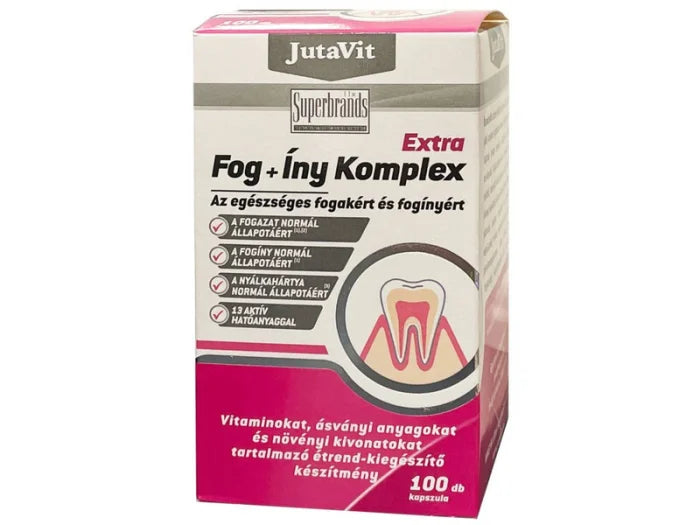 JutaVit Extra Complex pentru Dinti + Gingii 100 capsule Default Title