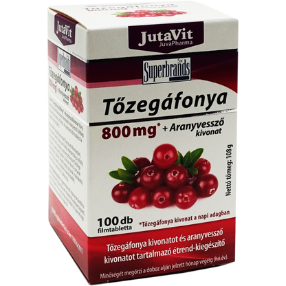 JutaVit Extract De Merișor și splinuță 100 capsule Default Title