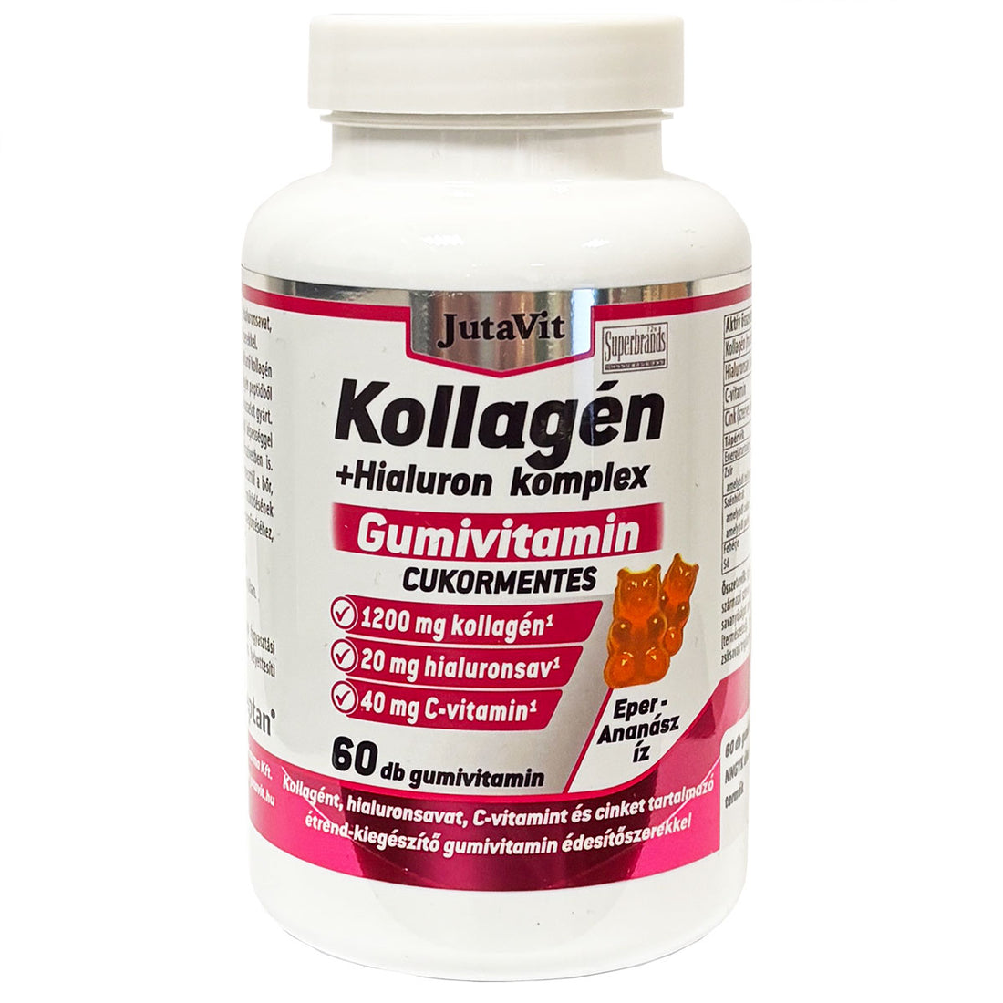JutaVit Colagen + Complex Hialuronic Vitamine Gumate.