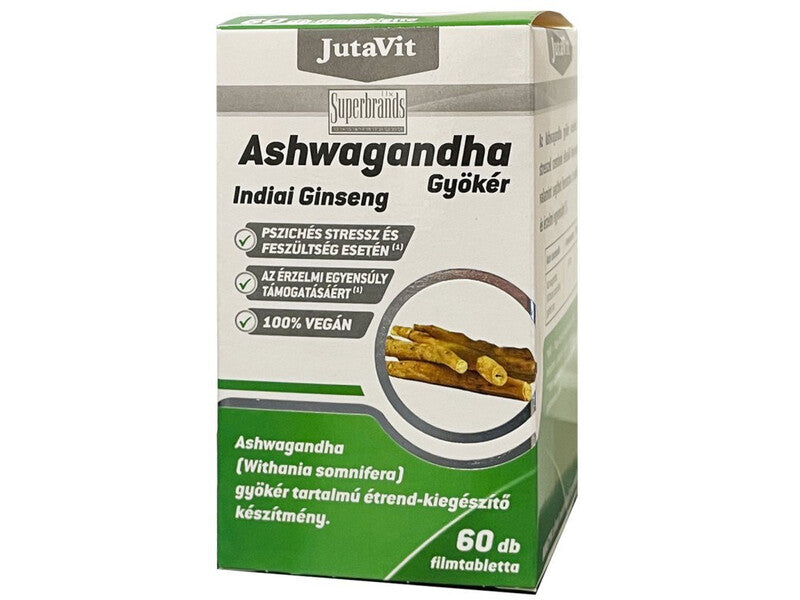 JutaVit KSM®-66 Extract din radacina de Ashwagandha 300 mg 60 tablete Default Title