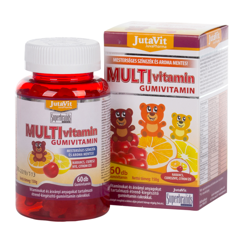 JutaVit MULTIVITAMINĂ GUMATĂ 60 ursulete