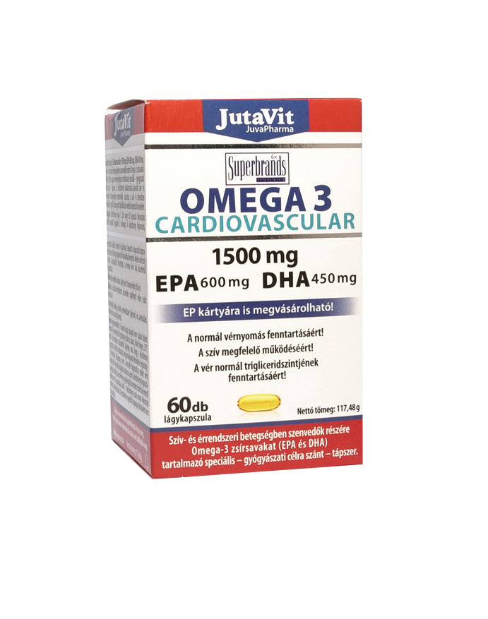 JutaVit OMEGA 3 CARDIOVASCULAR 1500 mg EPA 600 mg DHA 450 mg Default Title