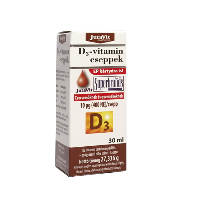 JutaVit Picături De Vitamina D3 30 ml Default Title