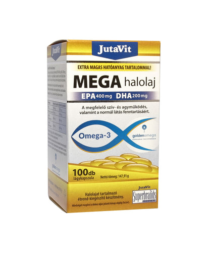JutaVit Ulei de pește MEGA EPA 400 mg DHA 200 mg Omega-3 Default Title