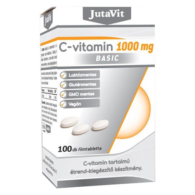 JutaVit Vitamina C 1000mg Basic 100 TABLETE Default Title
