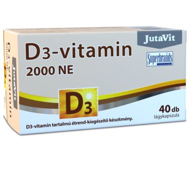 JutaVit Vitamina D 2000 (50 µg) 40 capsule moi Default Title