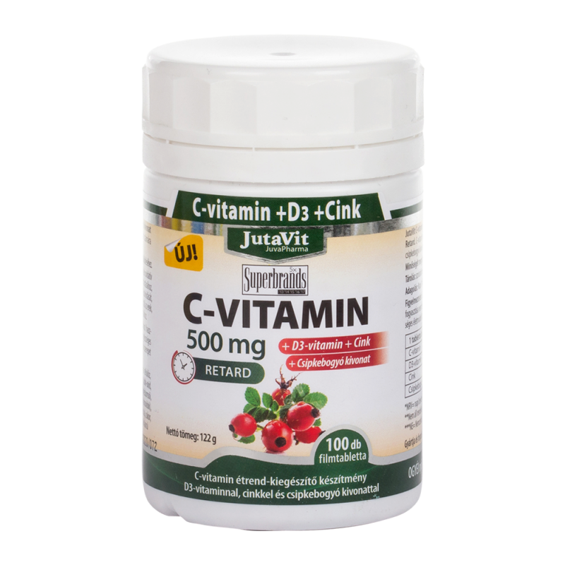 JUTAVIT VITAMINA C 500 MG +D3+ZINC+| EXTRACT DE MACESE RETARD 100 TAB Default Title