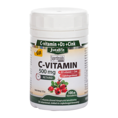 JUTAVIT VITAMINA C 500 MG +D3+ZINC+| EXTRACT DE MACESE RETARD 100 TAB Default Title