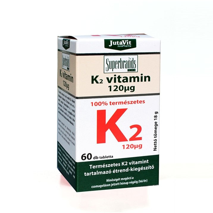 Vitamina K2 120 μg 60 buc tablete Default Title